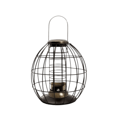 Shows The Henry Bell Heritage Squirrel Proof Bird Feeder